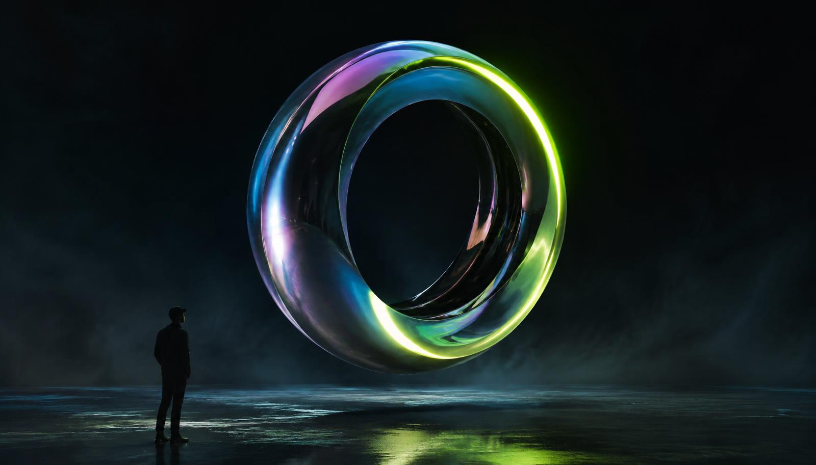Iridescent ring from the Syntax Studio showreel